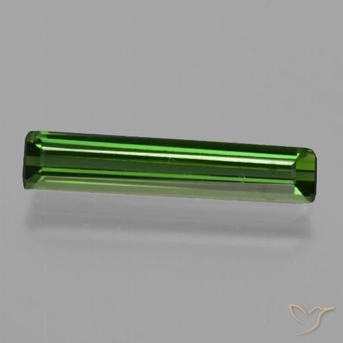 1.20ct Naturel Vert foncé Tourmaline, Taille émeraude, VVS-VS