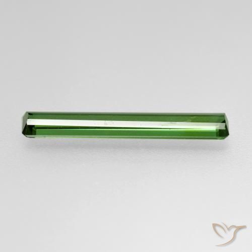 Tourmaline Vert moyen naturelle Octogone / coupe Émeraude, 1.20 ct, VVS-VS