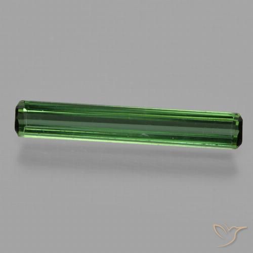 1.22ct Naturel Forêt verte Tourmaline, Taille émeraude, VVS-VS