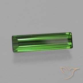 Tourmaline Vert foncé naturelle Octogone / coupe Émeraude, 1.20 ct, VS
