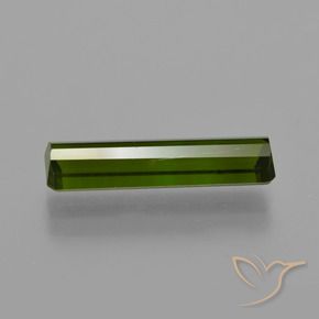 Tourmaline Vert moyen naturelle Octogone / coupe Émeraude, 2.36 ct, VVS-VS