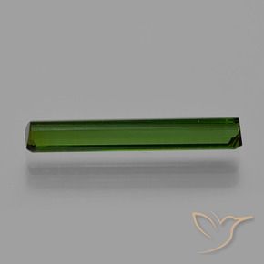 Tourmaline Vert foncé naturelle Octogone / coupe Émeraude, 2.21 ct, VS