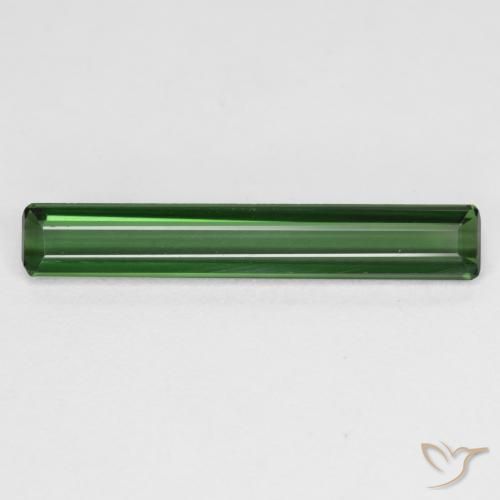 2.01ct Naturel Vert foncé Tourmaline, Taille émeraude, VS