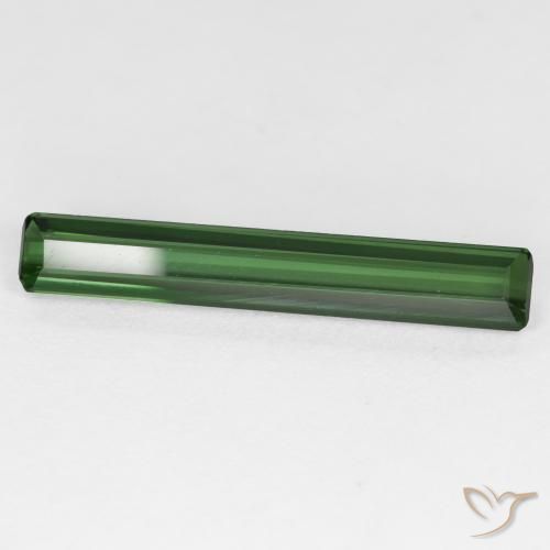 Tourmaline Vert foncé naturelle Octogone / coupe Émeraude, 2.01 ct, VS