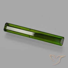 Tourmaline Vert foncé naturelle Octogone / coupe Émeraude, 2.86 ct, VS-SI