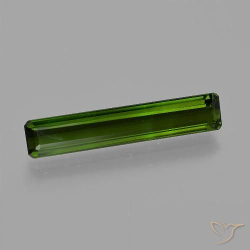 2.83ct Naturel Vert foncé Tourmaline, Taille émeraude, VVS-VS