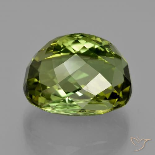 Tourmaline Forêt verte naturelle ovale, 24.08 ct, VVS