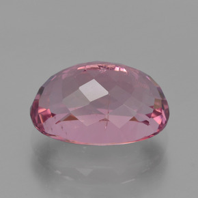 Tourmaline Rose foncé naturelle Coupe ovale, 3.39 ct, VS