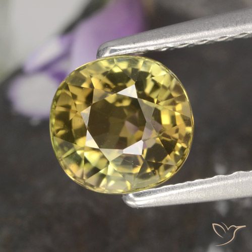1.13ct Naturel Brun doré Tourmaline, ovale, VVS