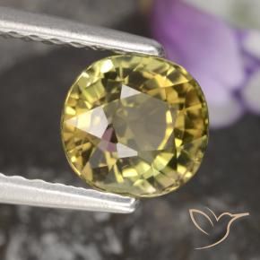Tourmaline Brun doré naturelle ovale, 1.13 ct, VVS