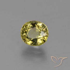 Tourmaline Brun doré naturelle ovale, 0.99 ct, VS