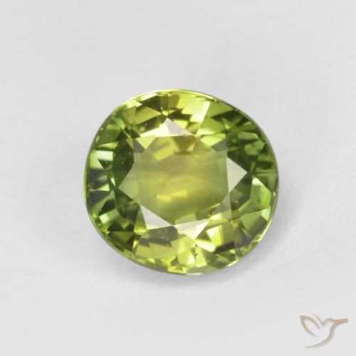 0.98ct Naturel Vert foncé Tourmaline, ovale, VS