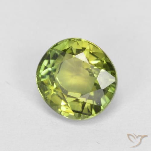 Tourmaline Vert foncé naturelle ovale, 0.98 ct, VS