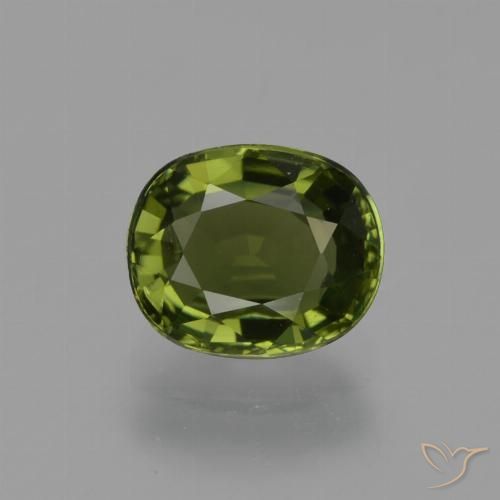1.10ct Naturel Vert algues marines Tourmaline, ovale, VS