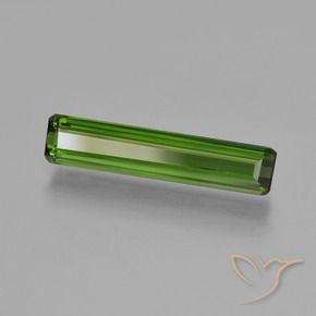 Tourmaline Forêt verte naturelle Octogone / coupe Émeraude, 1.86 ct, VVS