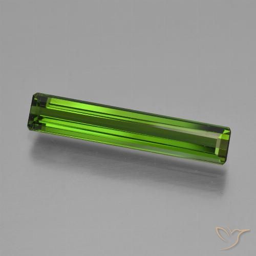2.40ct Naturel Vert foncé Tourmaline, Taille émeraude, VVS-VS