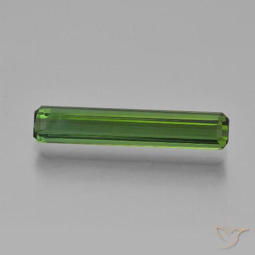 2.20ct Naturel Vert foncé Tourmaline, Taille émeraude, VVS