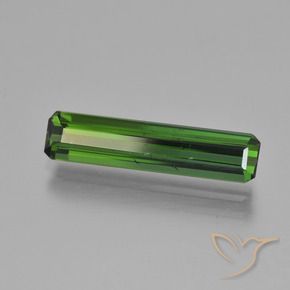 Tourmaline Vert foncé naturelle Octogone / coupe Émeraude, 2.70 ct, VS