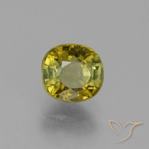 Tourmaline Doré terreux naturelle ovale, 0.81 ct, VS-SI