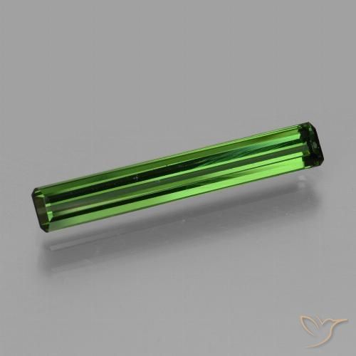 1.54ct Naturel Vert foncé Tourmaline, Taille émeraude, VVS