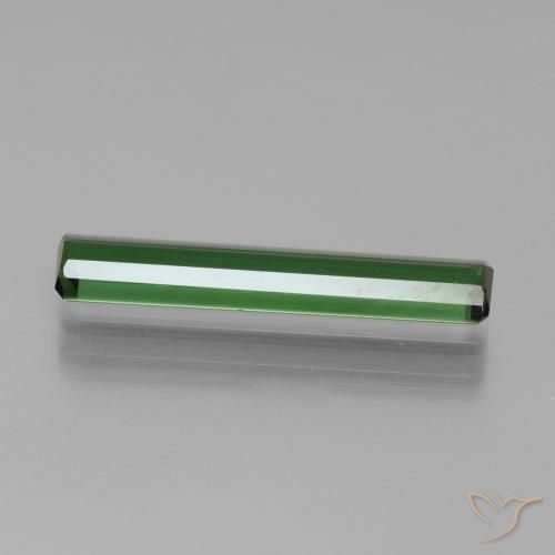 Tourmaline Vert moyen naturelle Octogone / coupe Émeraude, 1.58 ct, VVS