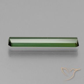 Tourmaline Vert moyen naturelle Octogone / coupe Émeraude, 1.54 ct, VVS