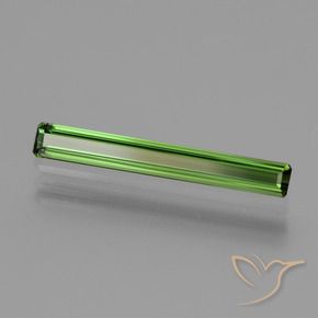 Tourmaline Forêt verte naturelle Octogone / coupe Émeraude, 1.07 ct, VS