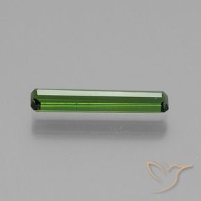 Tourmaline Vert moyen naturelle Octogone / coupe Émeraude, 1.15 ct, VS