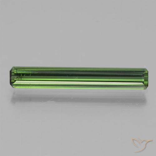 1.70ct Naturel Vert foncé Tourmaline, Taille émeraude, VS-SI