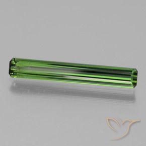 Tourmaline Vert foncé naturelle Octogone / coupe Émeraude, 1.70 ct, VS-SI