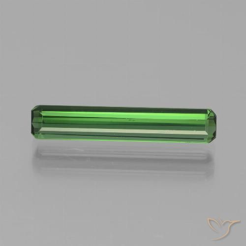 1.80ct Naturel Vert foncé Tourmaline, Taille émeraude, VVS-VS