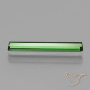 Tourmaline Vert moyen naturelle Octogone / coupe Émeraude, 1.37 ct, VVS