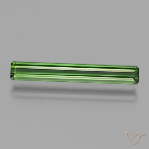1.65ct Naturel Vert foncé Tourmaline, Taille émeraude, VVS