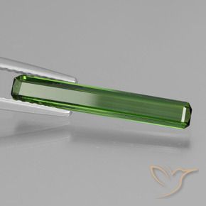 Tourmaline Forêt verte naturelle Octogone / coupe Émeraude, 1.12 ct, VS