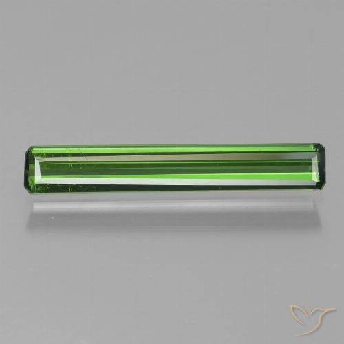 1.08ct Naturel Vert Tourmaline, Taille émeraude, VS