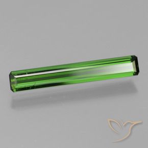 Tourmaline Vert naturelle Octogone / coupe Émeraude, 1.08 ct, VS