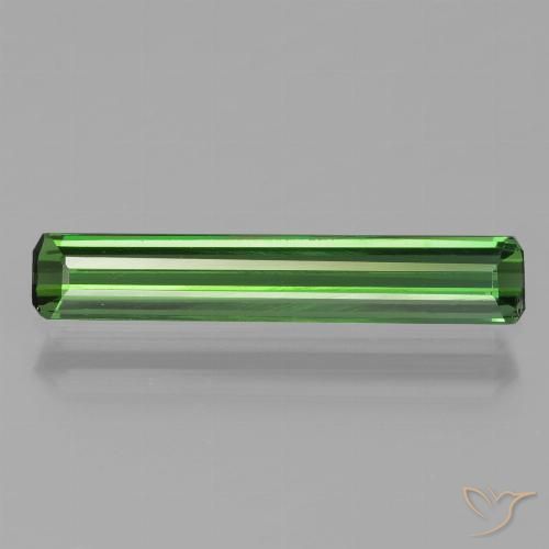 1.11ct Naturel Vert Tourmaline, Taille émeraude, VVS