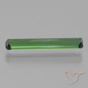 Tourmaline Vert naturelle Octogone / coupe Émeraude, 1.11 ct, VVS