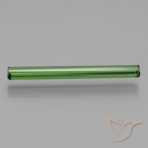 Tourmaline Vert naturelle Octogone / coupe Émeraude, 1.18 ct, VVS-VS