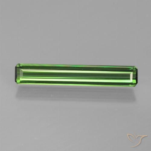 1.19ct Naturel Vert Tourmaline, Taille émeraude, VVS