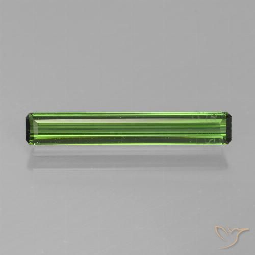 1.13ct Naturel Vert foncé Tourmaline, Taille émeraude, VS