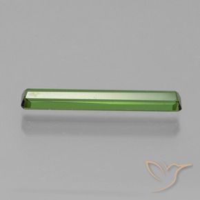 Tourmaline Vert foncé naturelle Octogone / coupe Émeraude, 1.13 ct, VS