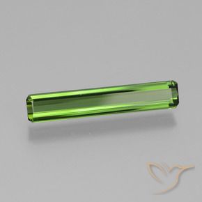Tourmaline Forêt verte naturelle Octogone / coupe Émeraude, 1.12 ct, VVS