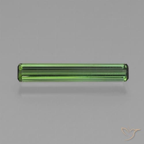 0.93ct Naturel Vert Tourmaline, Taille émeraude, VVS