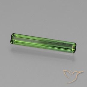 Tourmaline Vert naturelle Octogone / coupe Émeraude, 0.93 ct, VVS