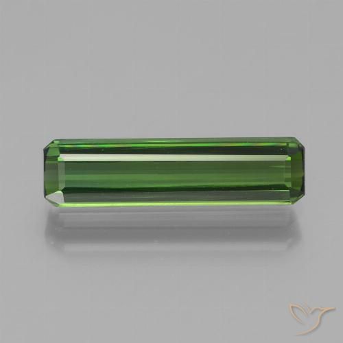 1.82ct Naturel Vert foncé Tourmaline, Taille émeraude, VS