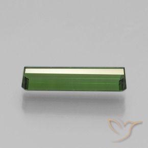 Tourmaline Forêt verte naturelle Octogone / coupe Émeraude, 1.39 ct, VVS