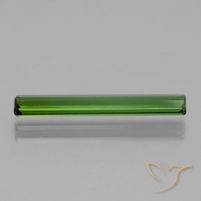 Tourmaline Forêt verte naturelle Octogone / coupe Émeraude, 1.70 ct, VVS