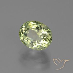 Tourmaline Vert moyen naturelle ovale, 2.31 ct, VVS-VS