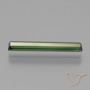 Tourmaline Vert moyen naturelle Octogone / coupe Émeraude, 1.35 ct, VVS